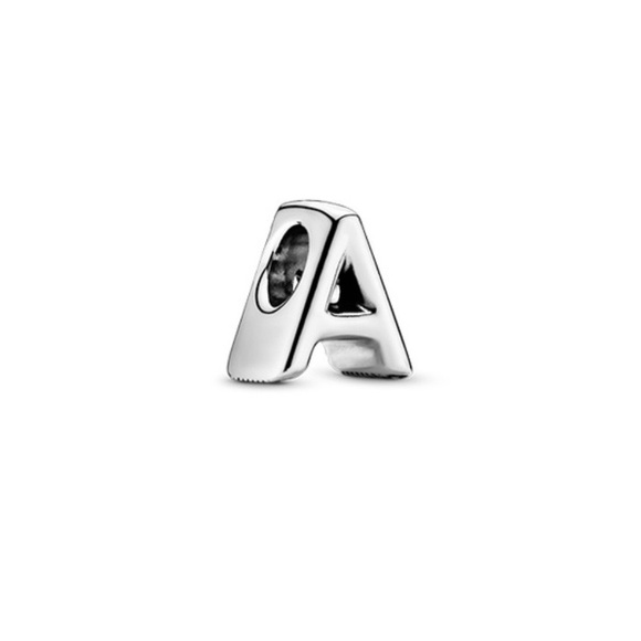 Pandora Letter A Alphabet Charm NWOT - Picture 3 of 9